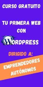 curso gratuito tu primera web con wordpress